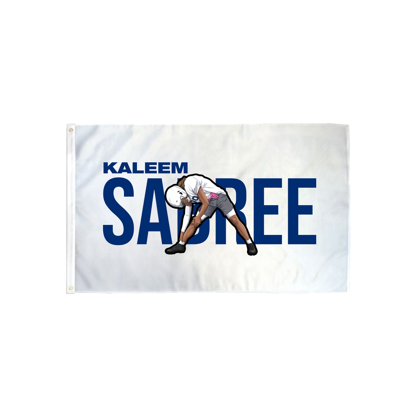 3x5 Flag — Player Name in Classic