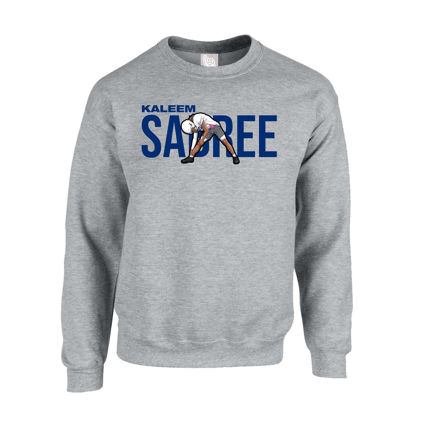 Fleece Crew — Player Name in Grey