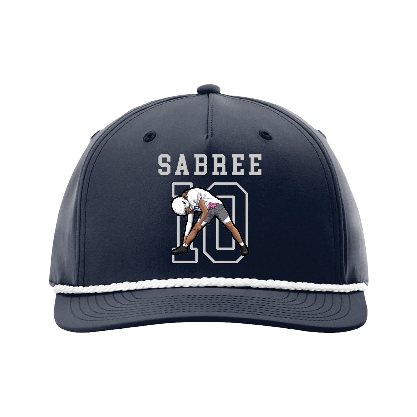 Five-Panel Classic Rope Cap — Shirsey in Navy