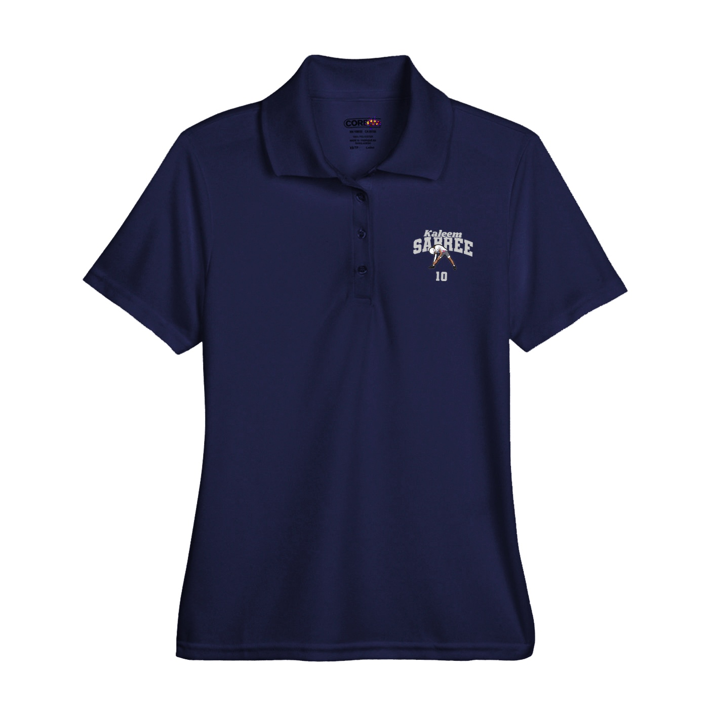 Womens Performance Polo — Signature Arch in Navy
