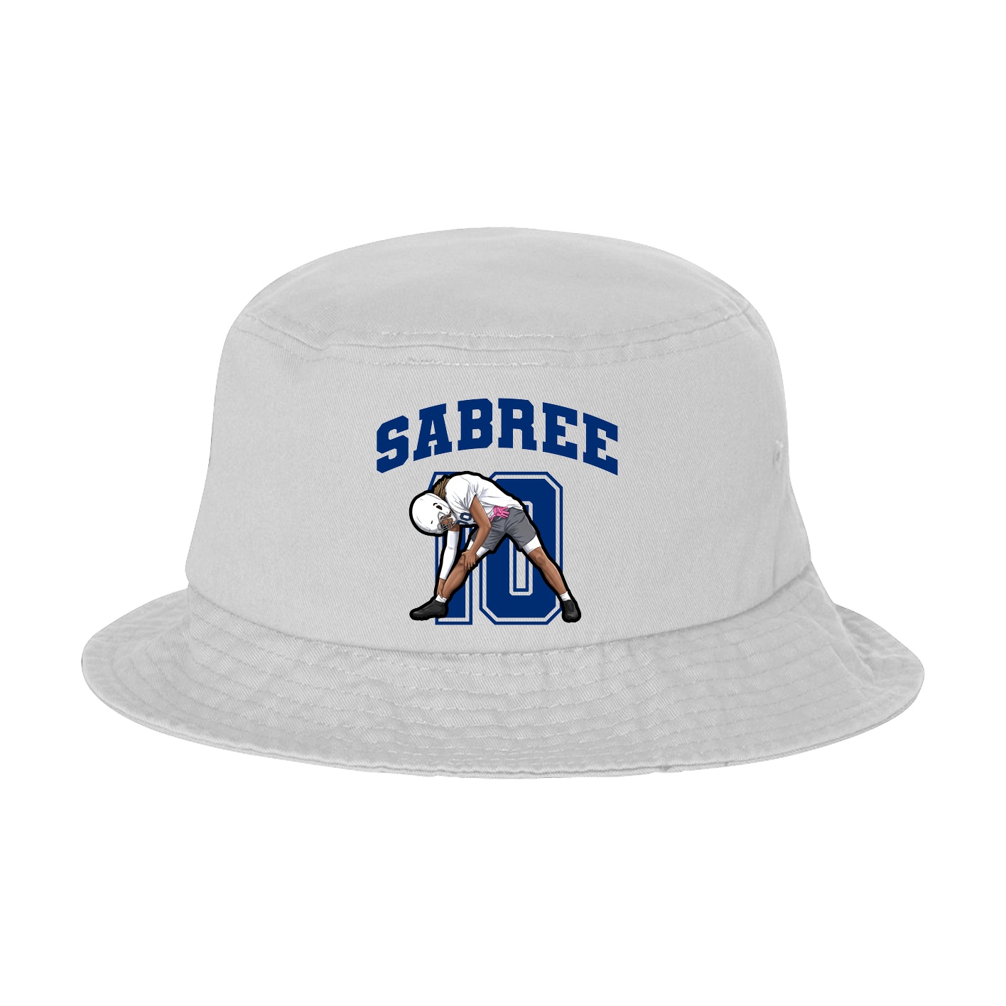 Bucket Cap — Number in White
