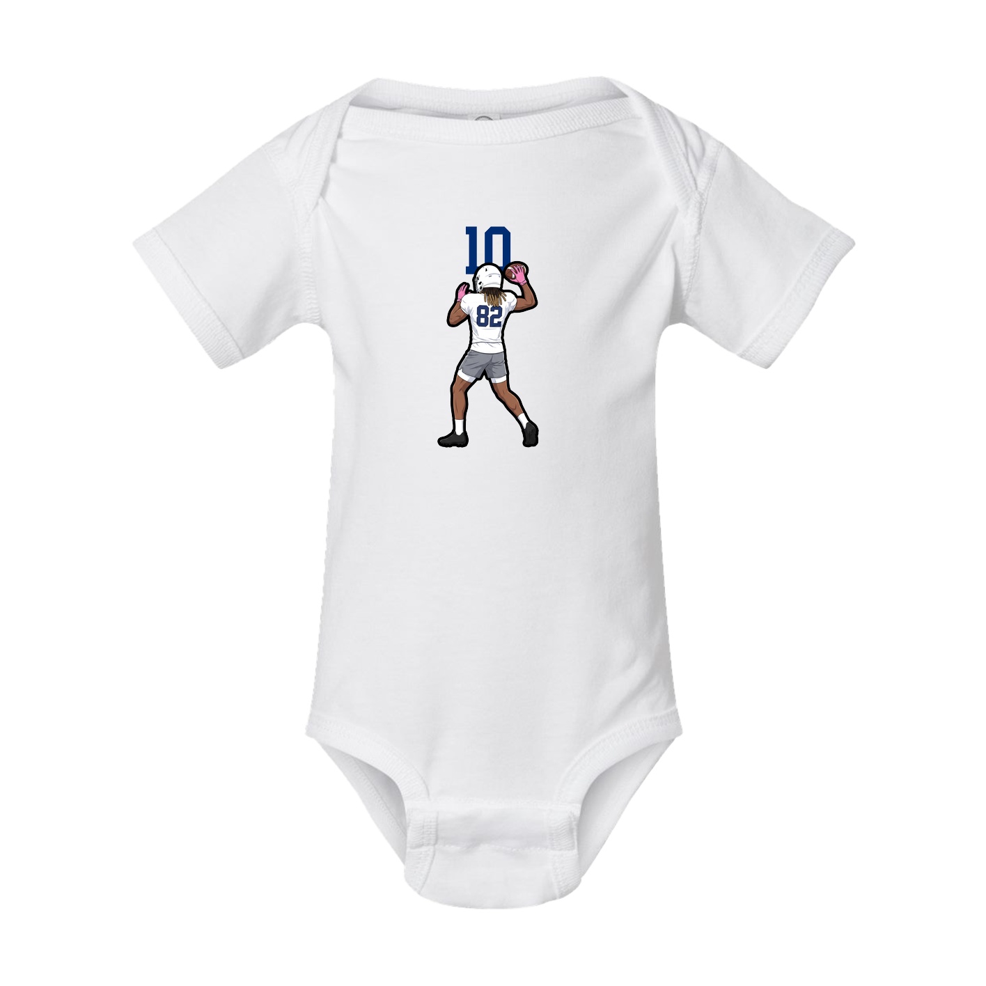 Baby Onesie — Number Top in White
