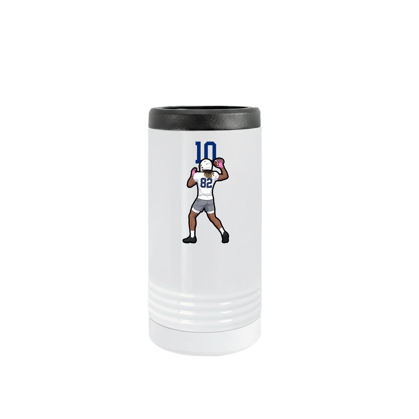Slim Beverage Holder — Number Top in White