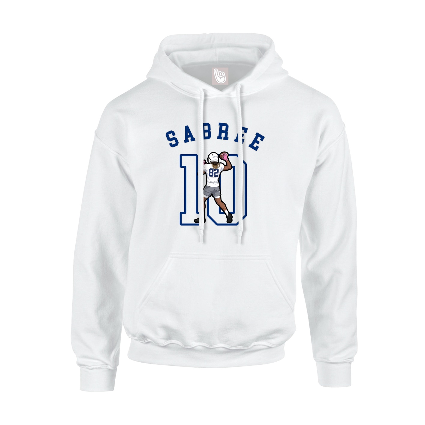 Youth Hoodie — Shirsey Arch in White