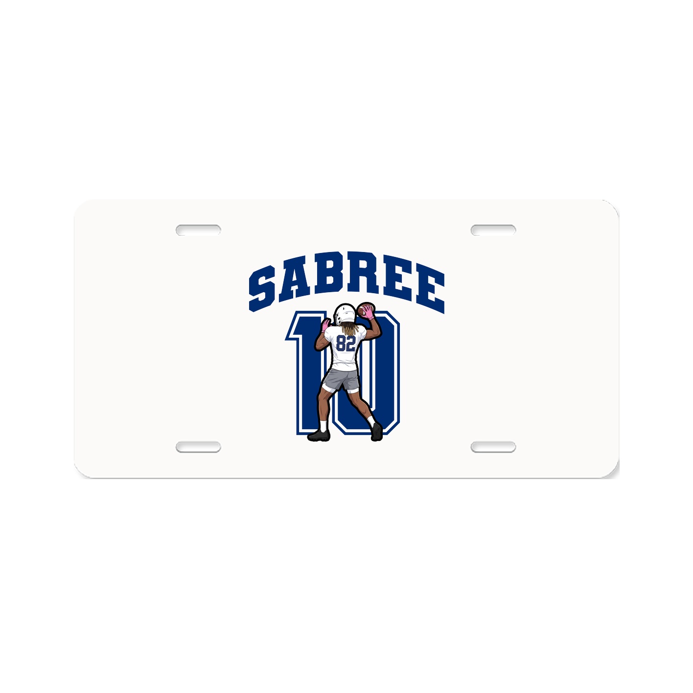 License Plate — Number in Classic