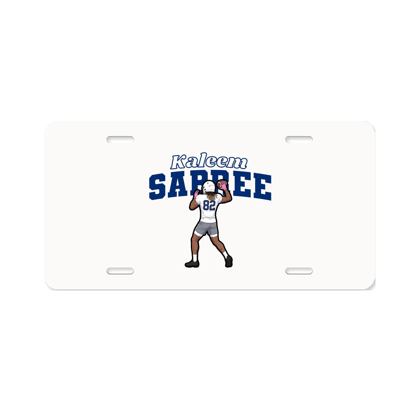 License Plate — Name Arch in Classic