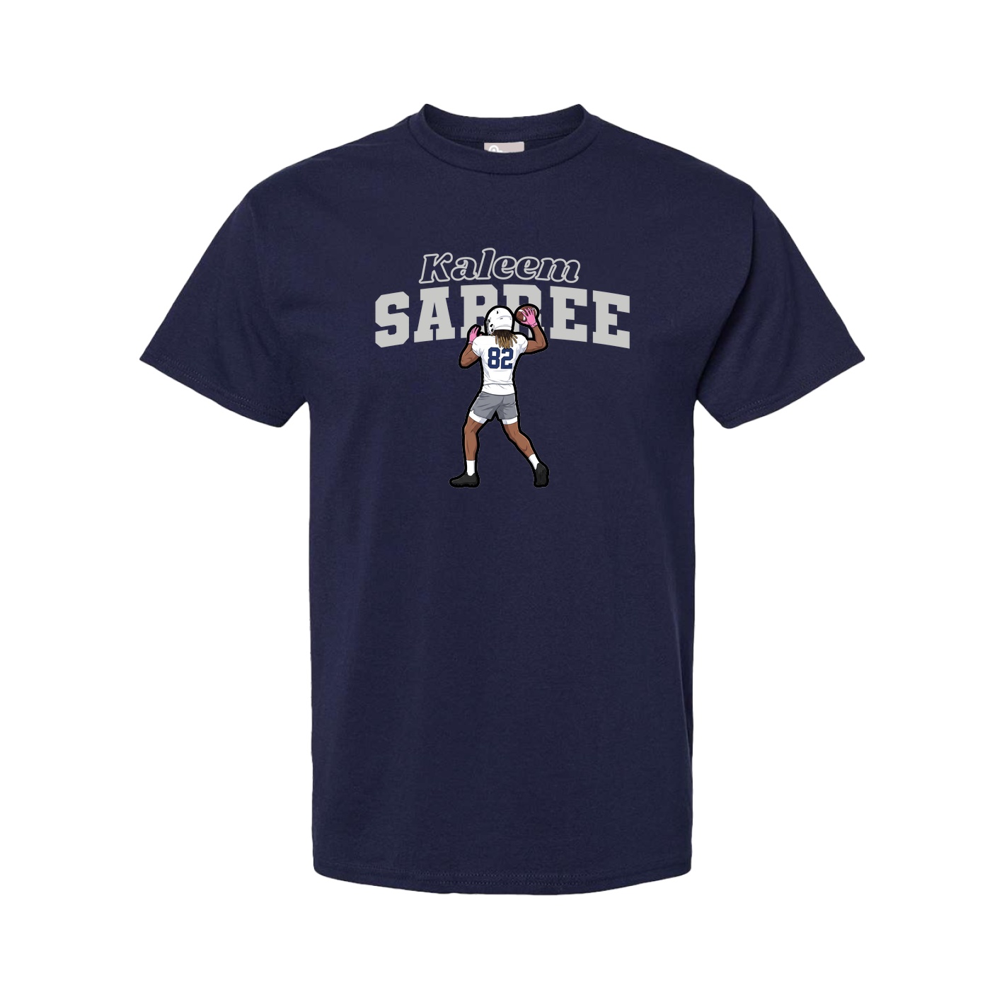 Youth Tee — Name Arch in Navy