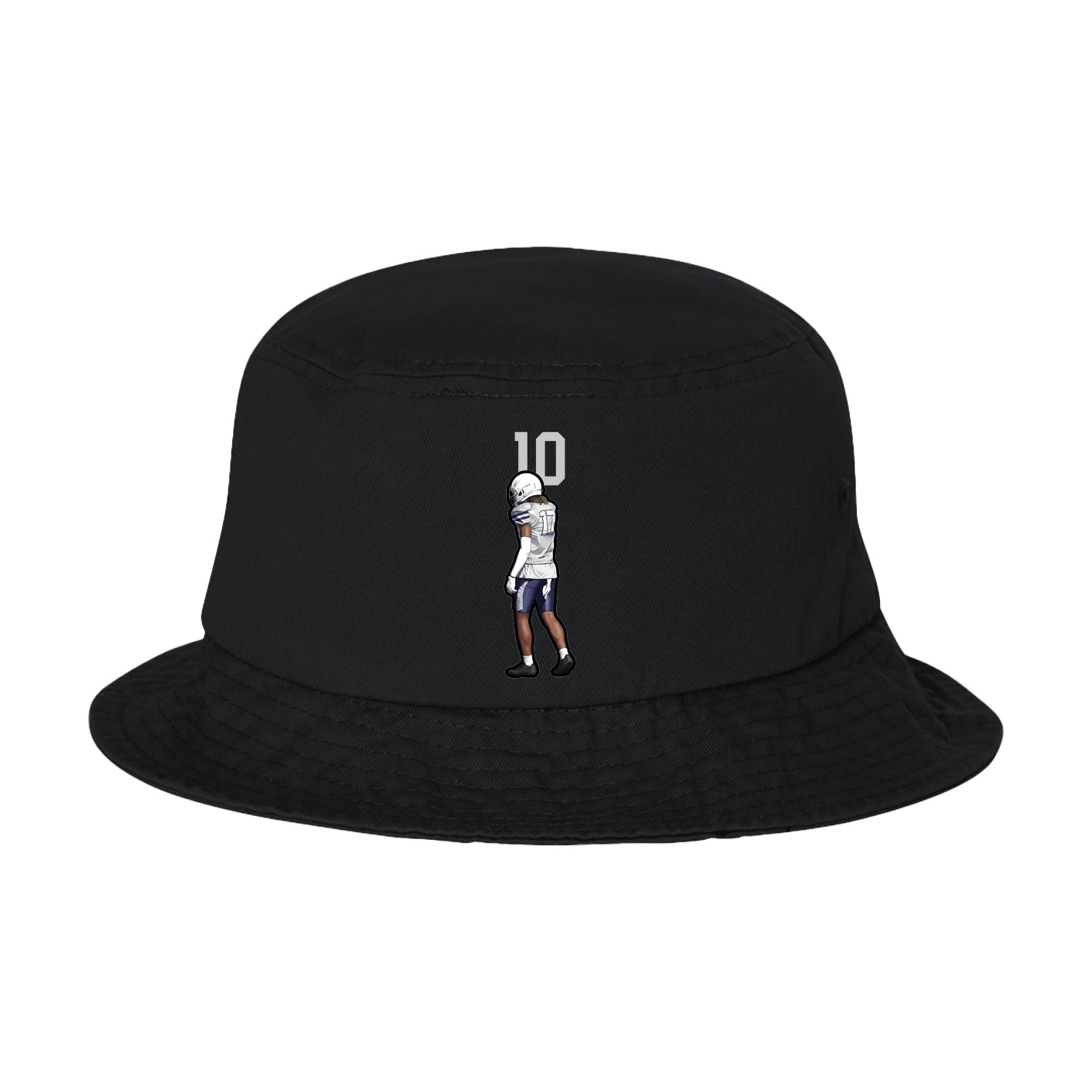 Bucket Cap — Number Top in Black