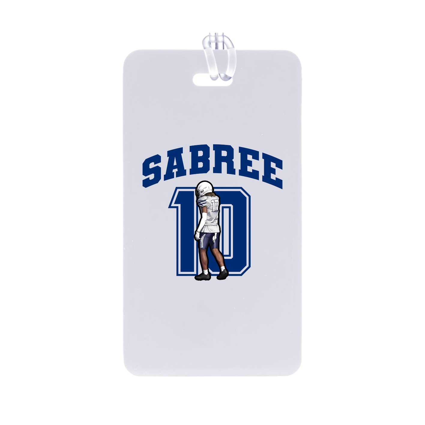 Bag Tag — Number in Classic