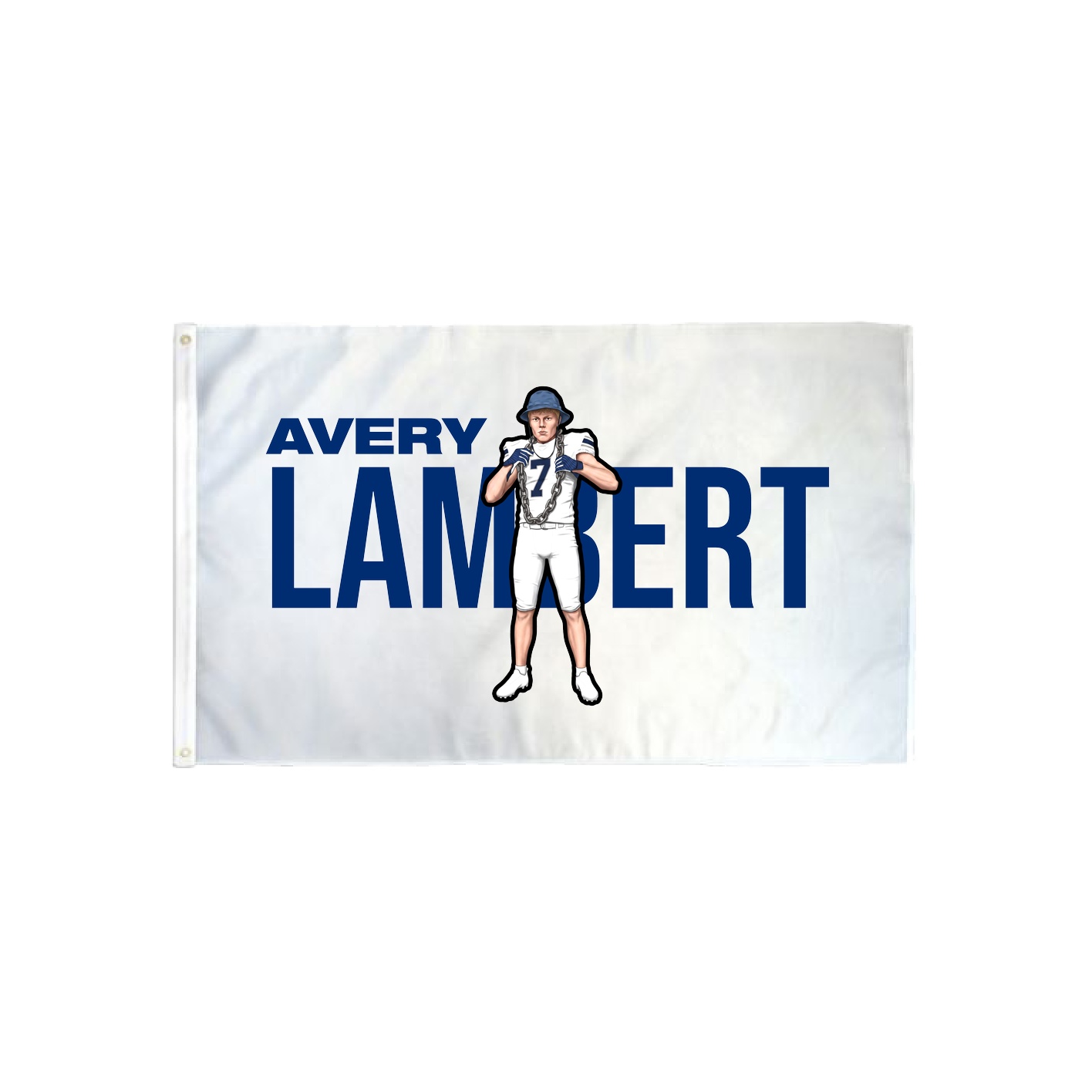 3x5 Flag — Player Name in Classic