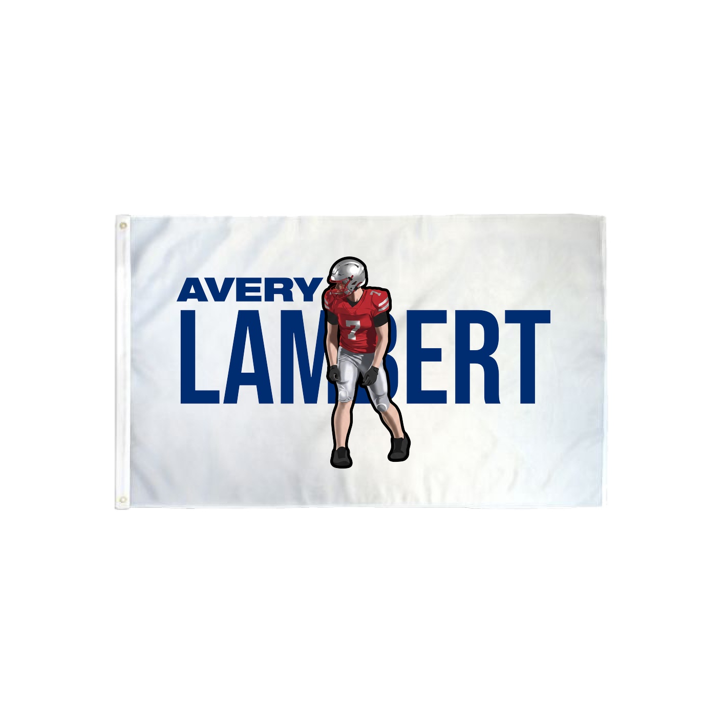 3x5 Flag — Player Name in Classic