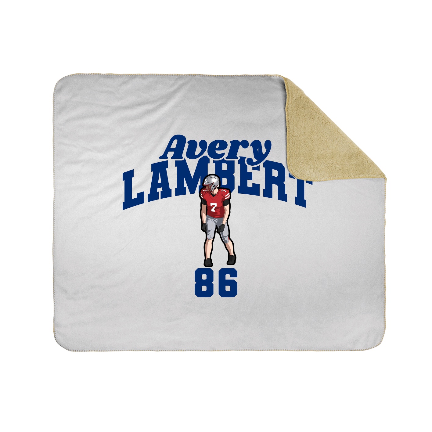 Throw Blanket — Signature Arch in White