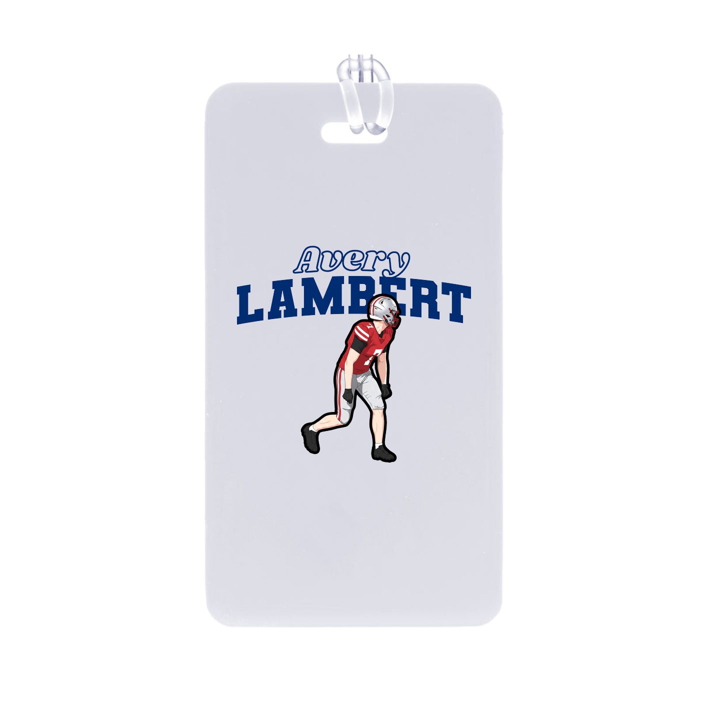 Bag Tag — Name Arch in Classic