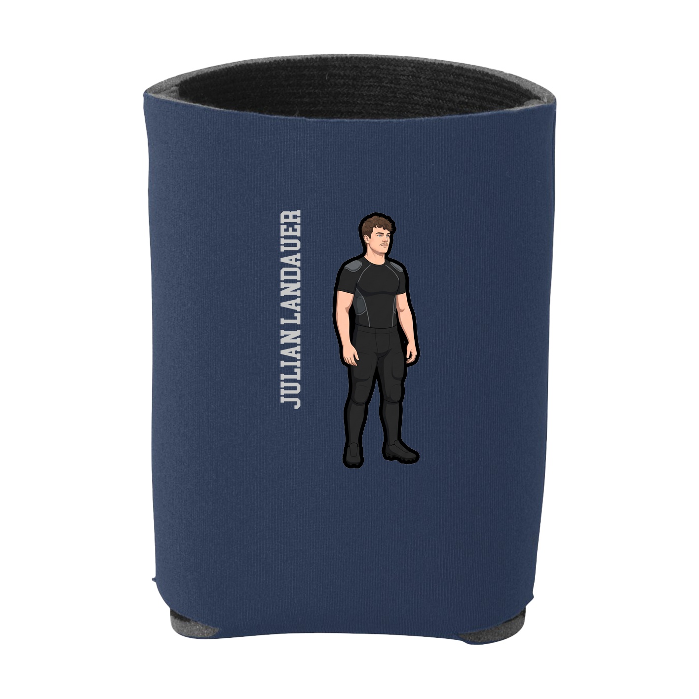 Can Holder — Name Vertical in Navy