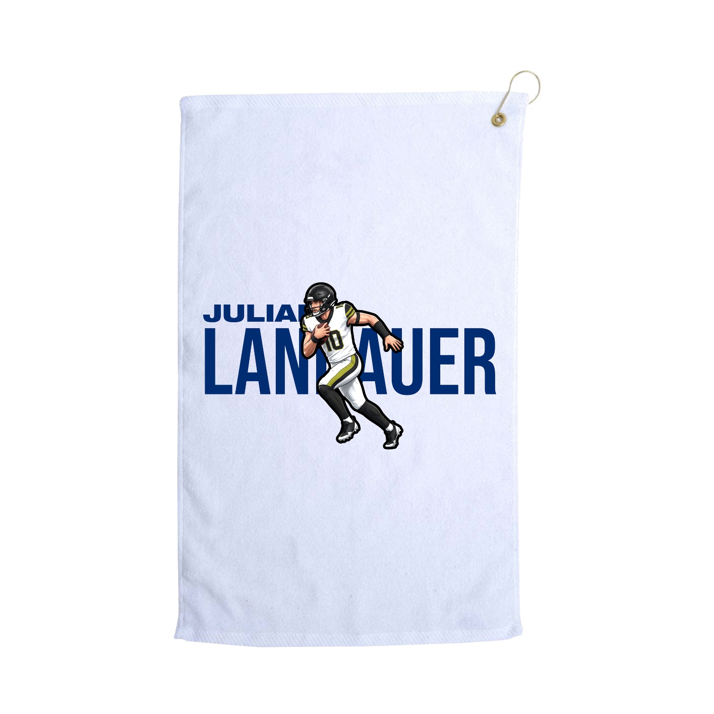 Golf Towel — Player Name in White