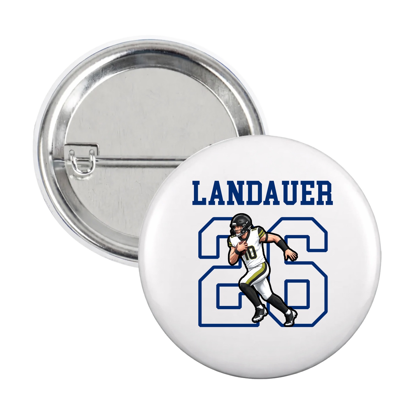 Game Day Button — Shirsey in White