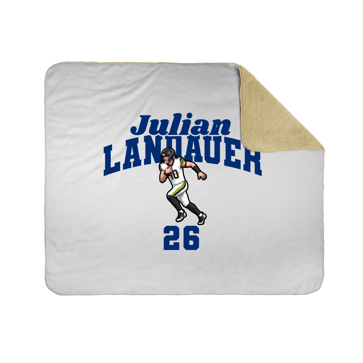 Throw Blanket — Signature Arch in White