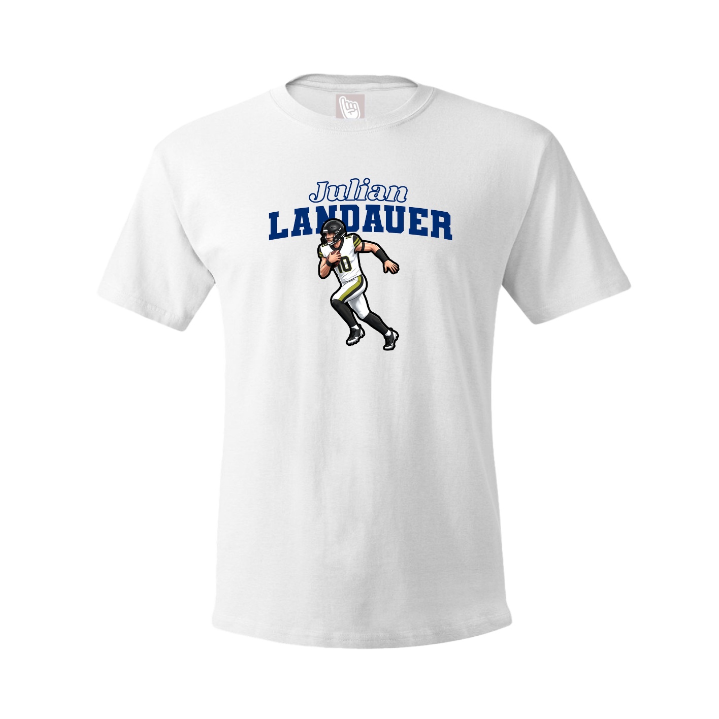 Tee — Name Arch in White