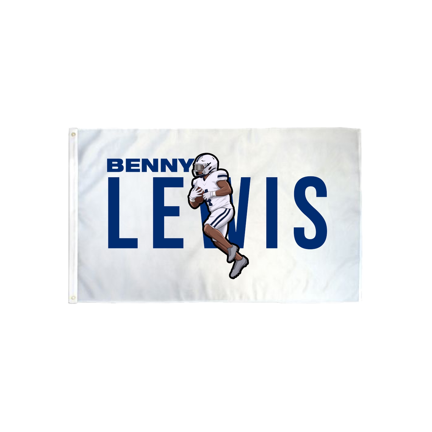3x5 Flag — Player Name in Classic