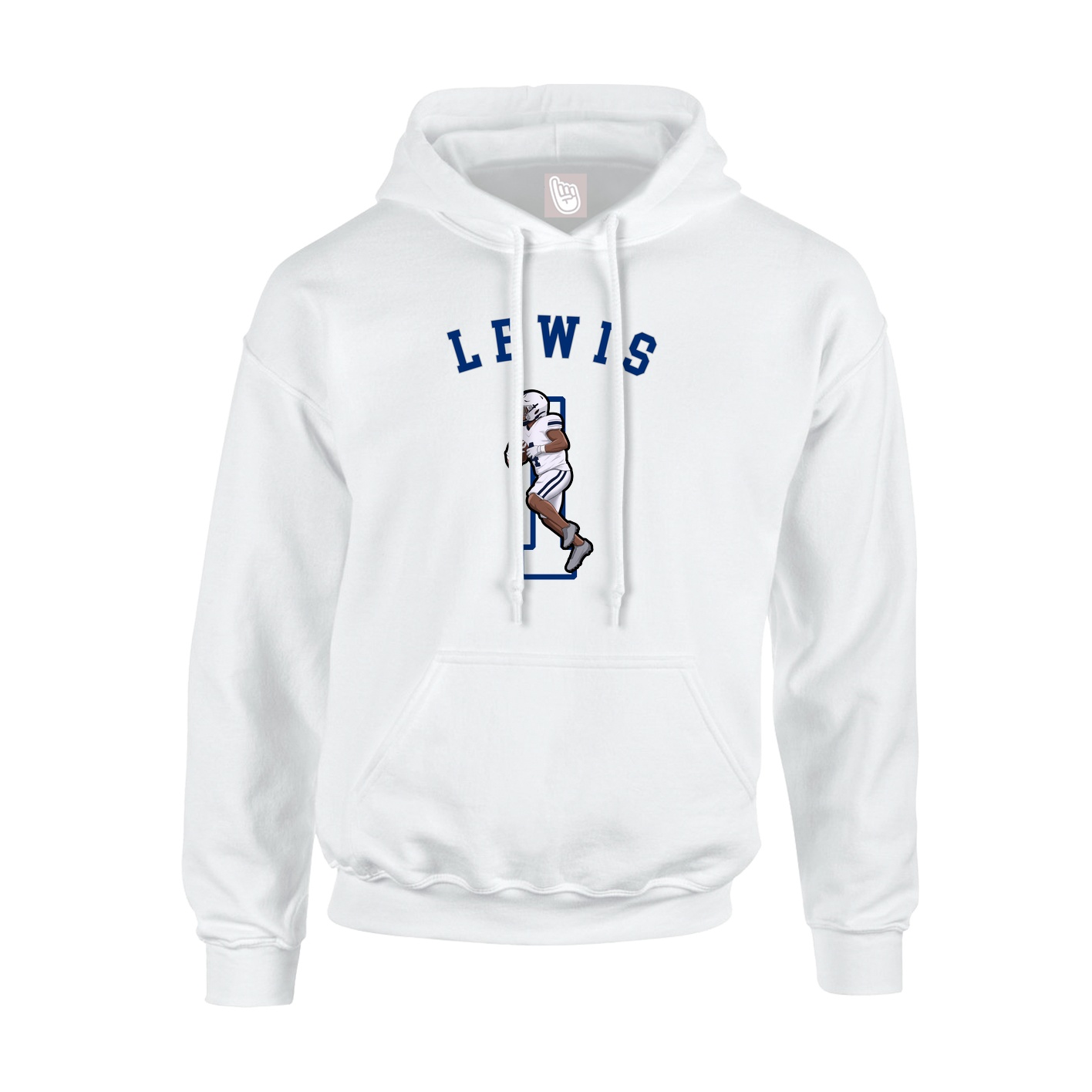 Hoodie — Shirsey Arch in White