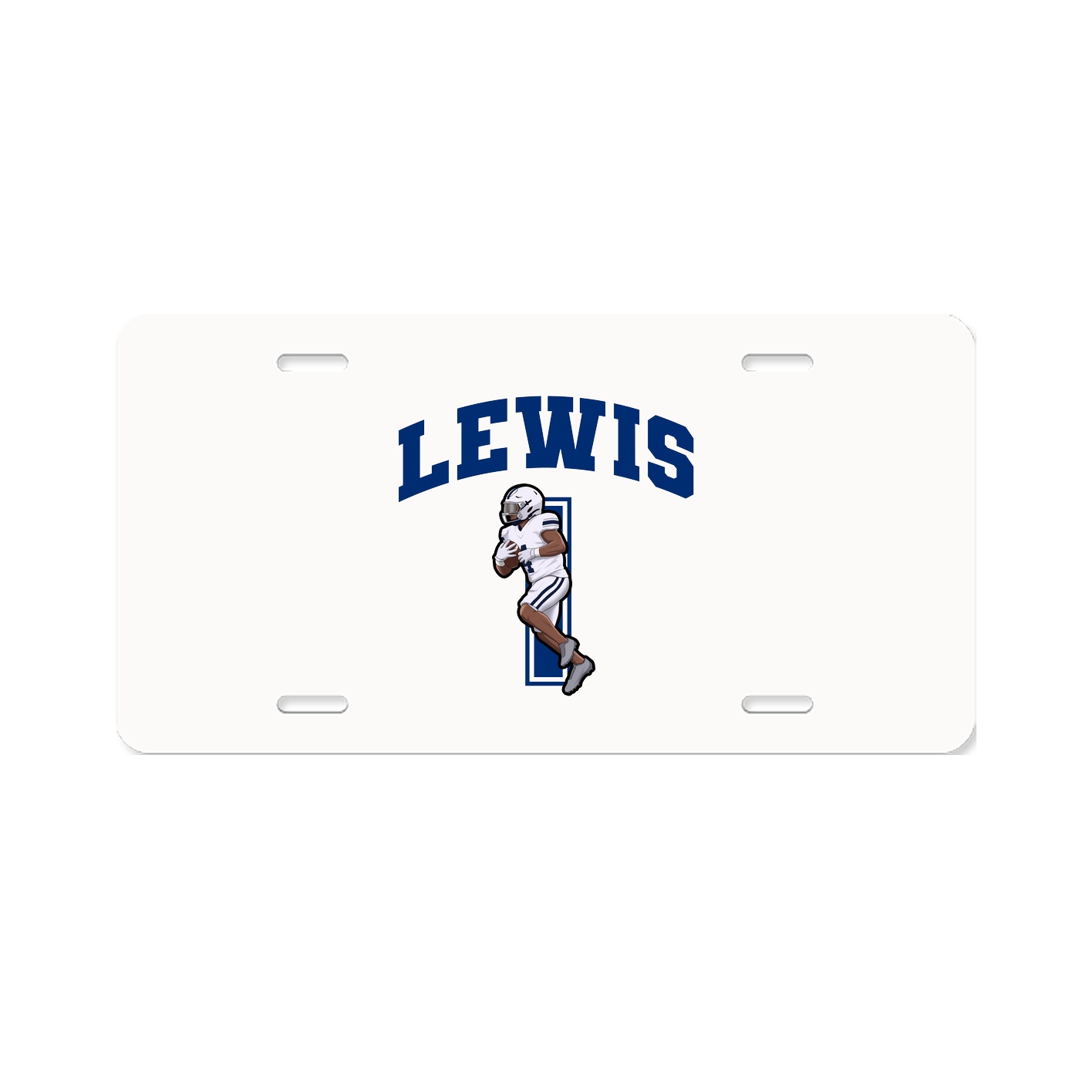 License Plate — Number in Classic