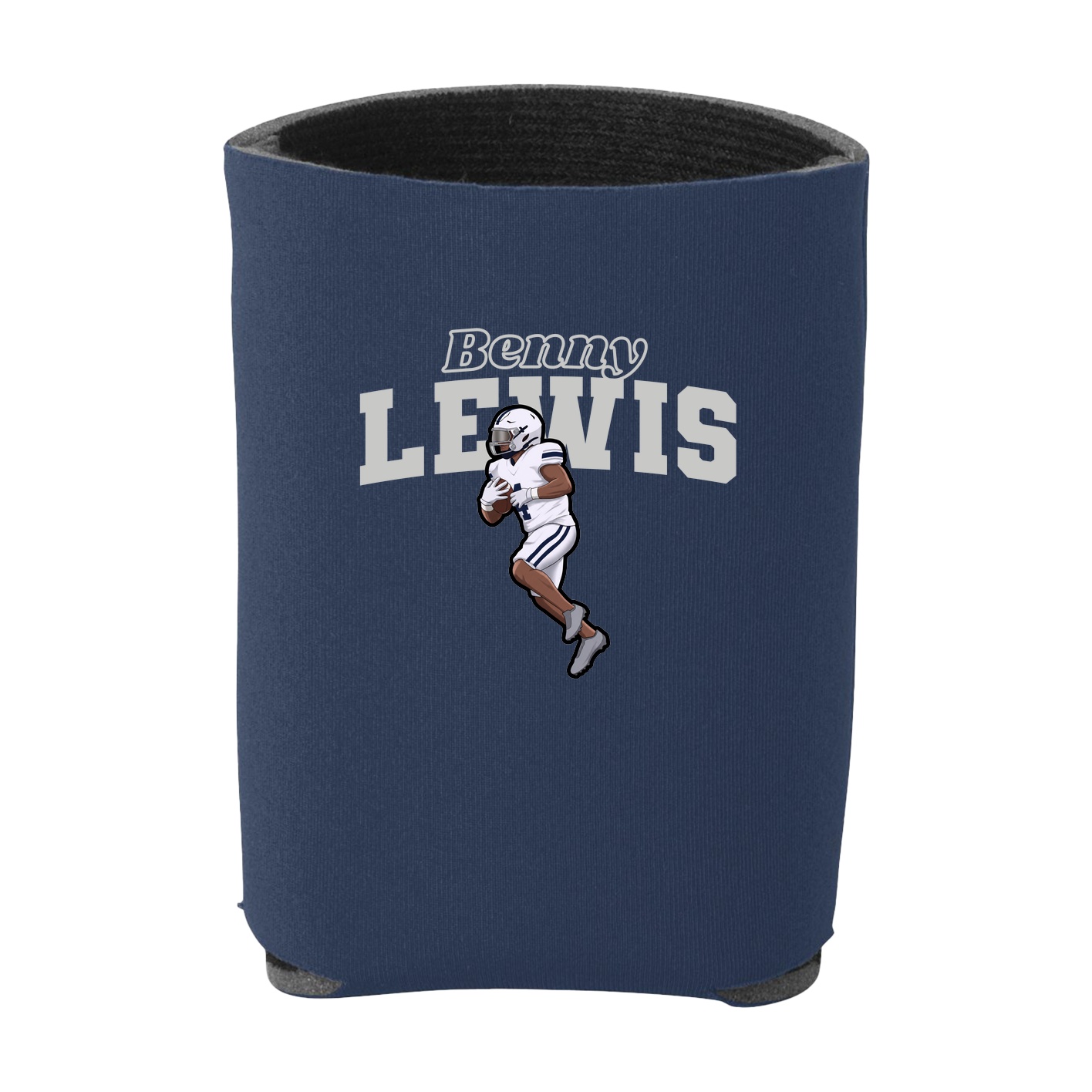 Can Holder — Name Arch in Navy