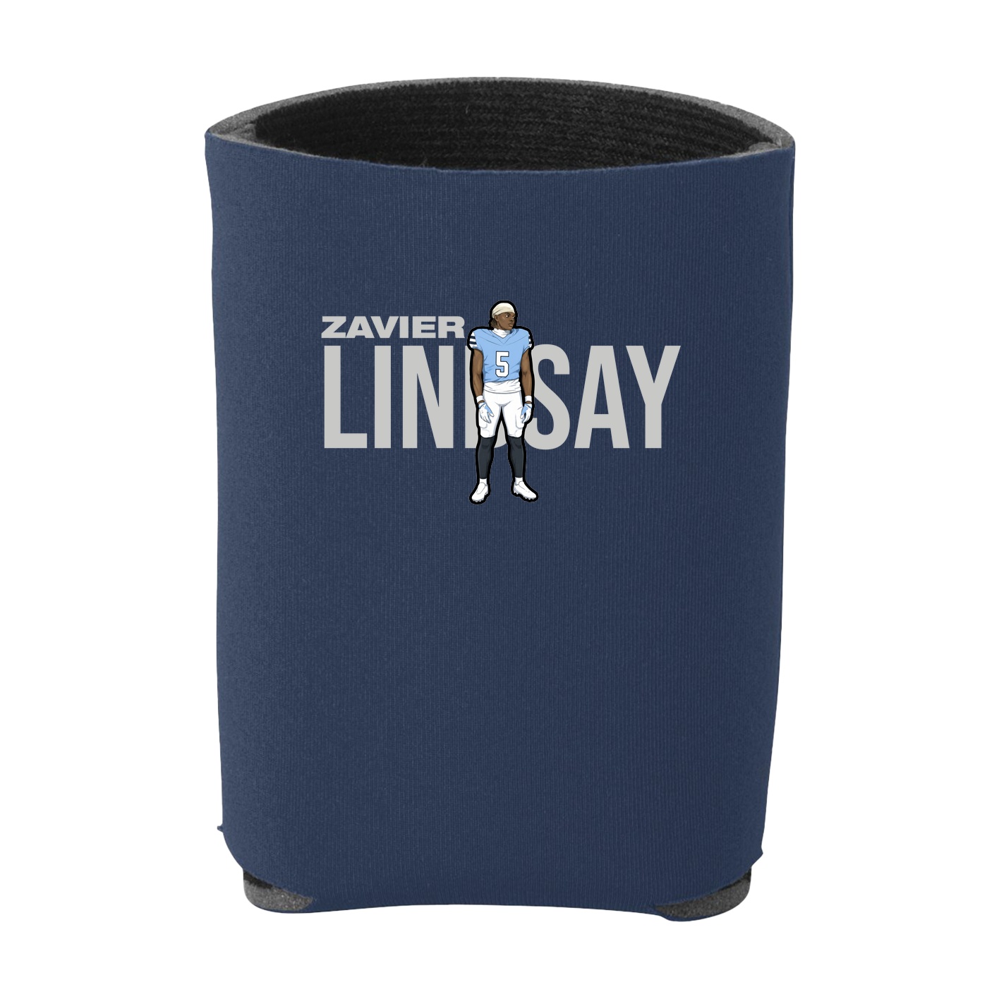 Can Holder — Player Name in Navy