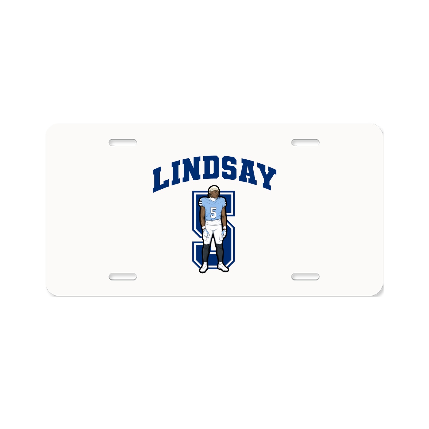 License Plate — Number in Classic