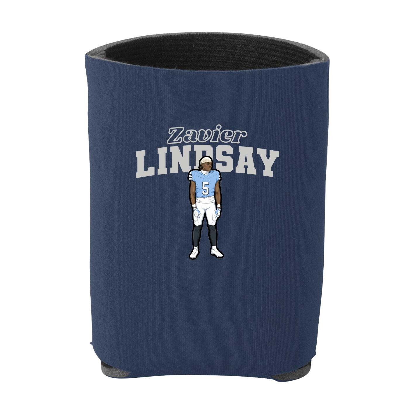 Can Holder — Name Arch in Navy