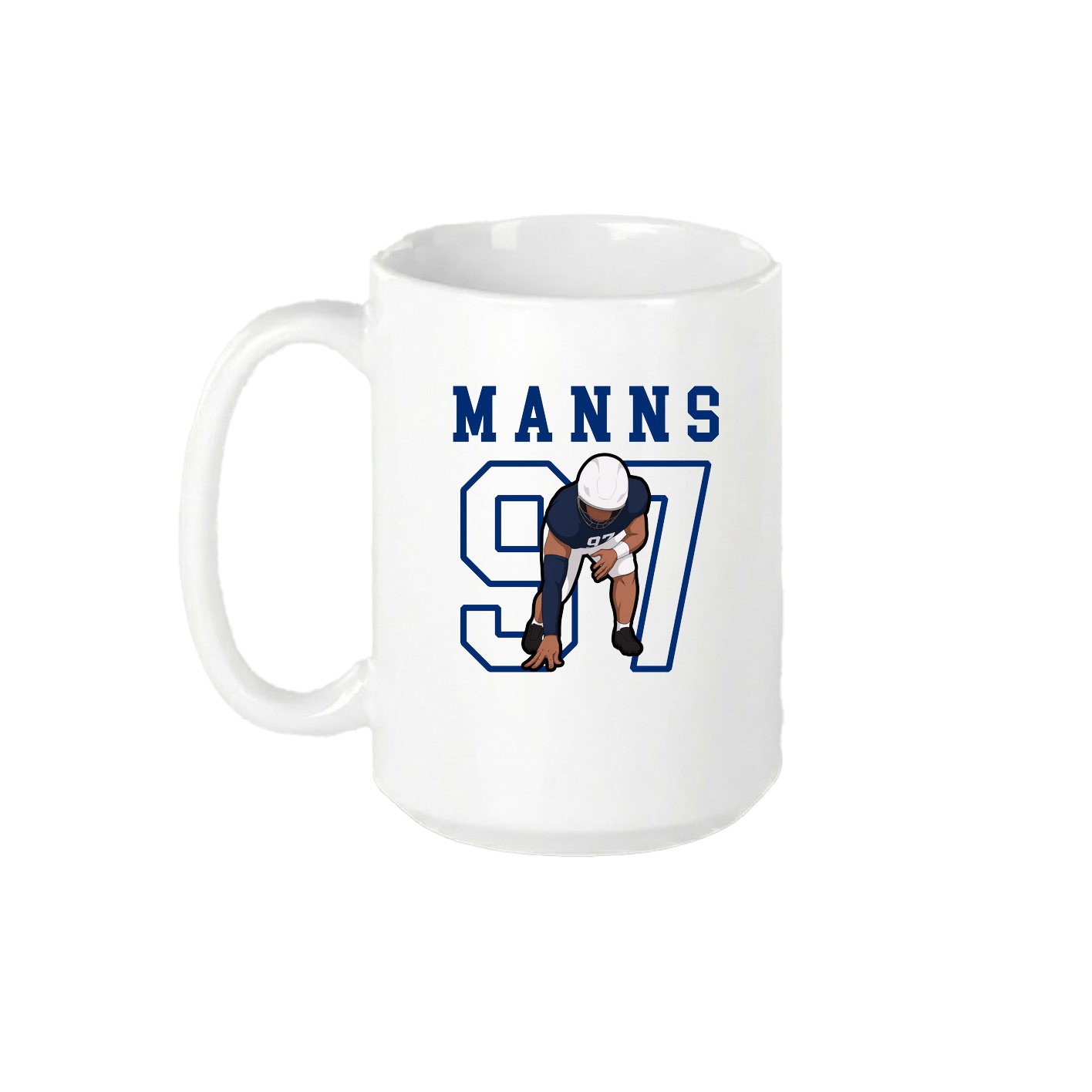 15oz Coffee Mug — Shirsey in White