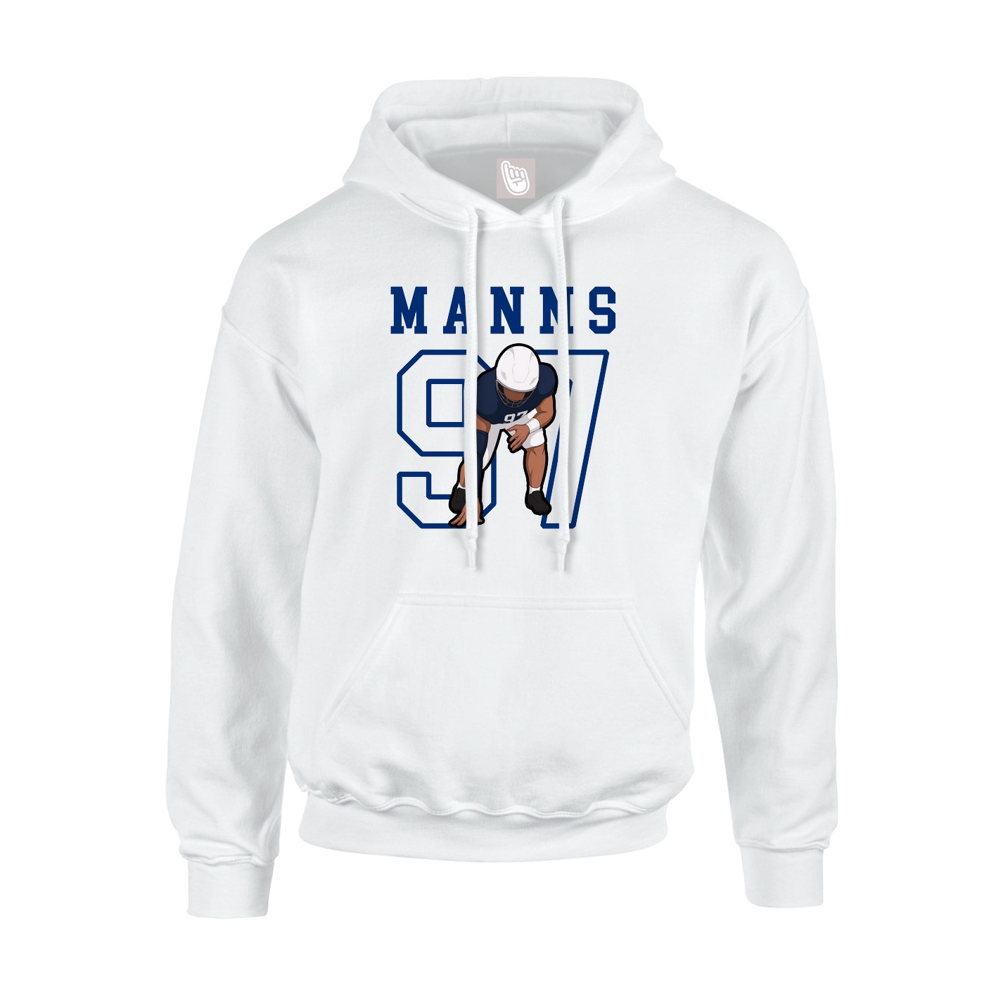 Hoodie — Shirsey in White