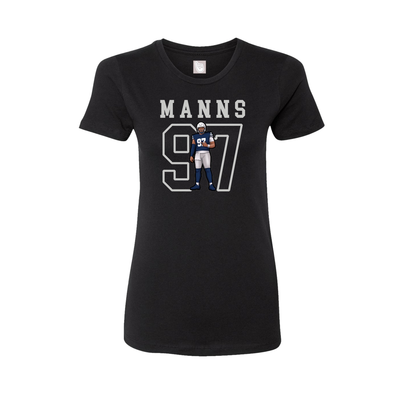 Fitted Women's Tee — Shirsey in Black