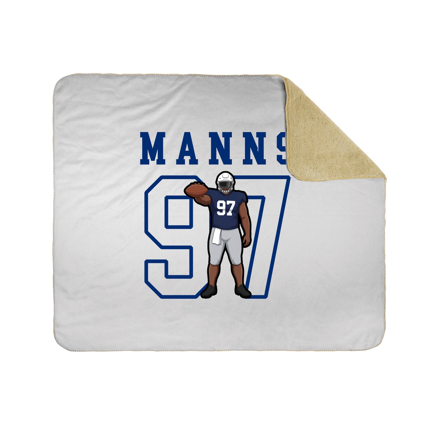 Throw Blanket — Shirsey in White