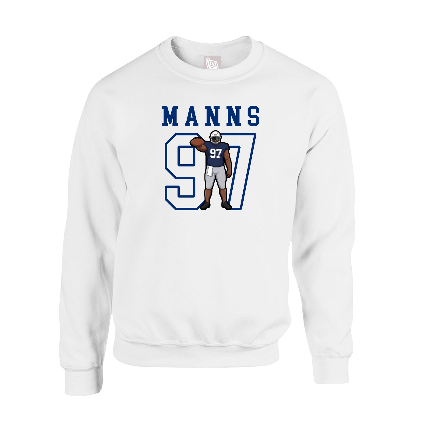 Fleece Crew — Shirsey in White