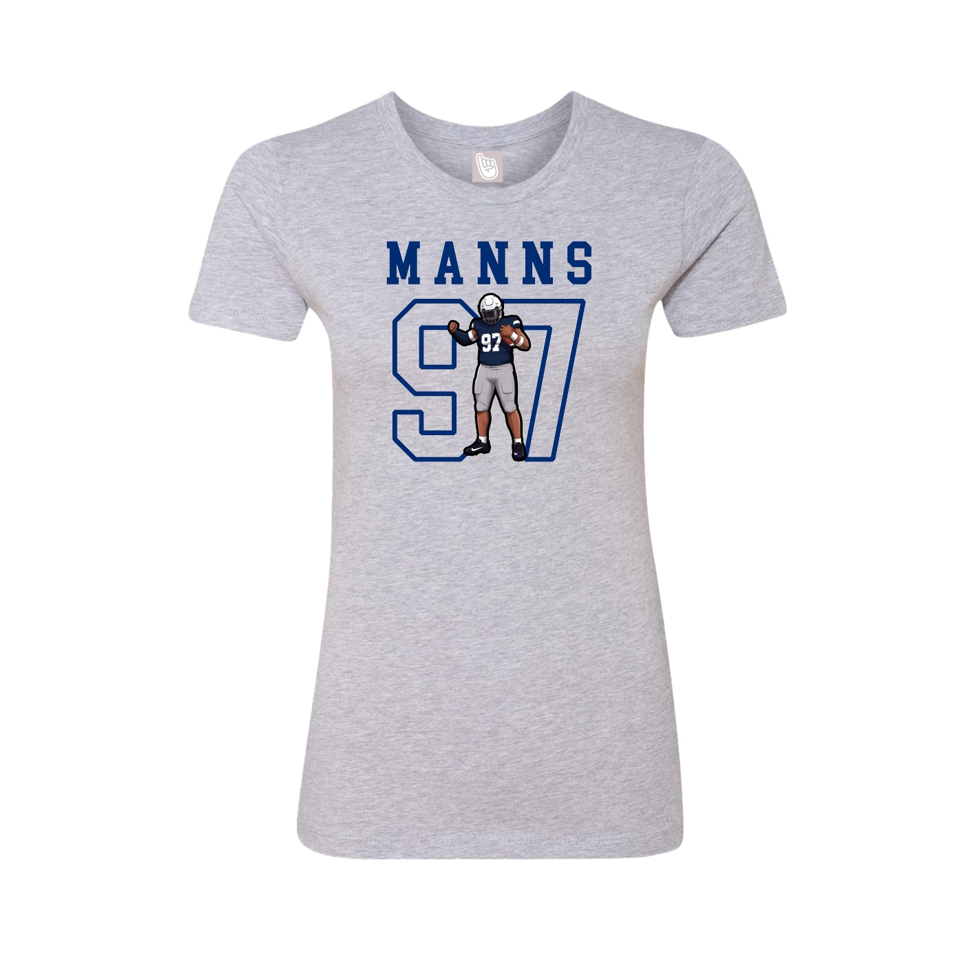 Fitted Women's Tee — Shirsey in Grey