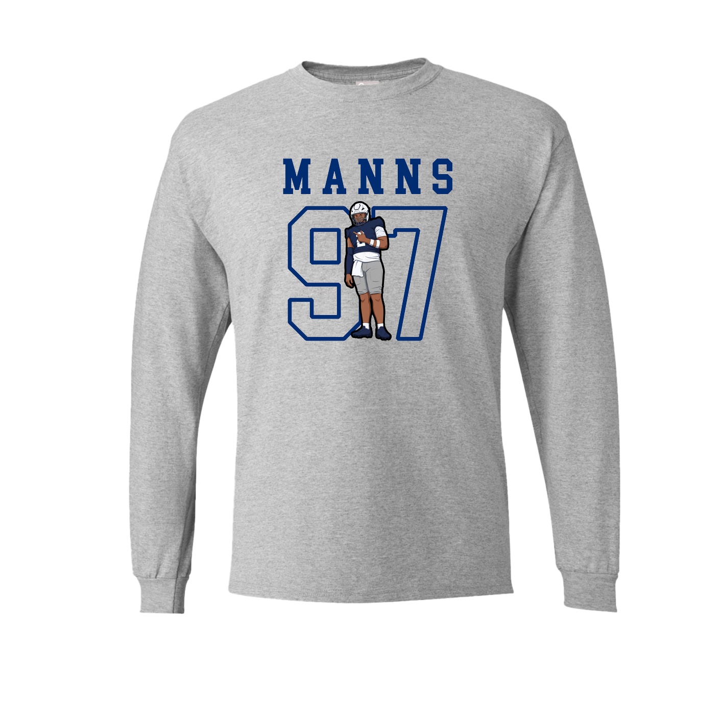 Long Sleeve Tee — Shirsey in Grey