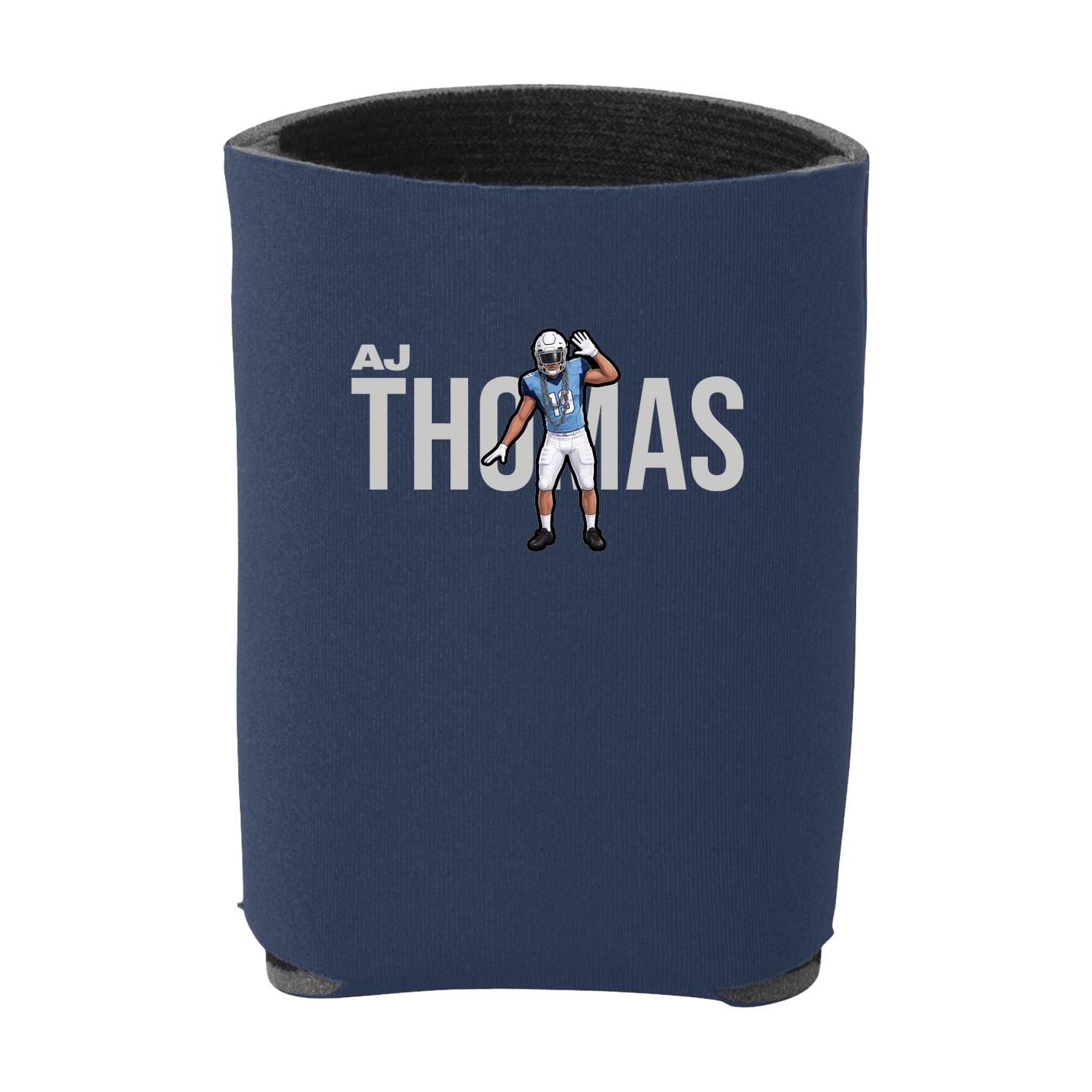 Can Holder — Player Name in Navy