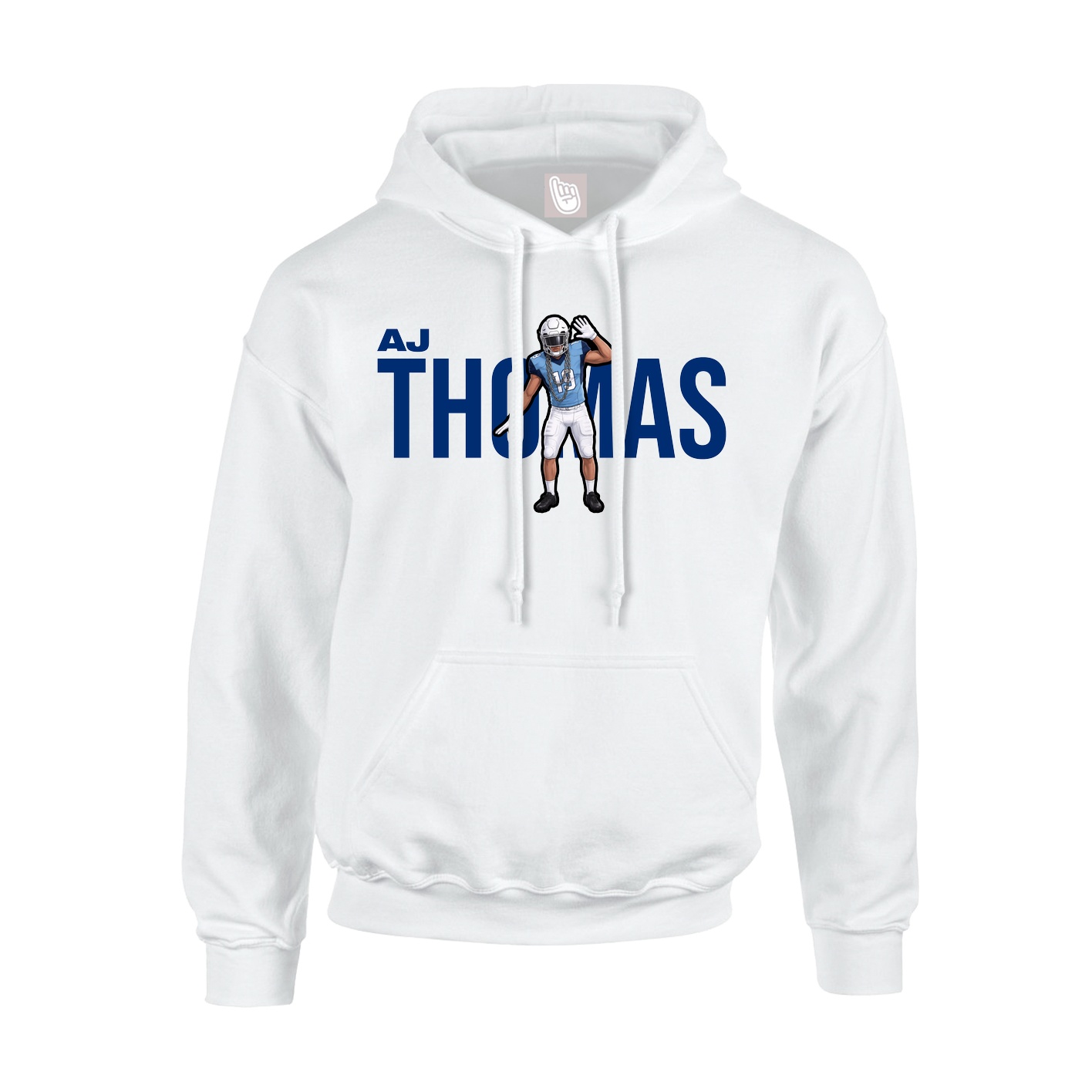 Hoodie — Player Name in White