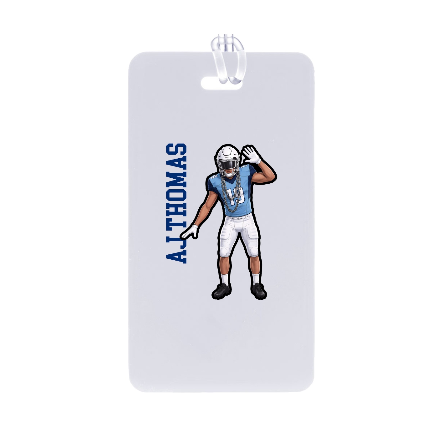 Bag Tag — Name Vertical in Classic