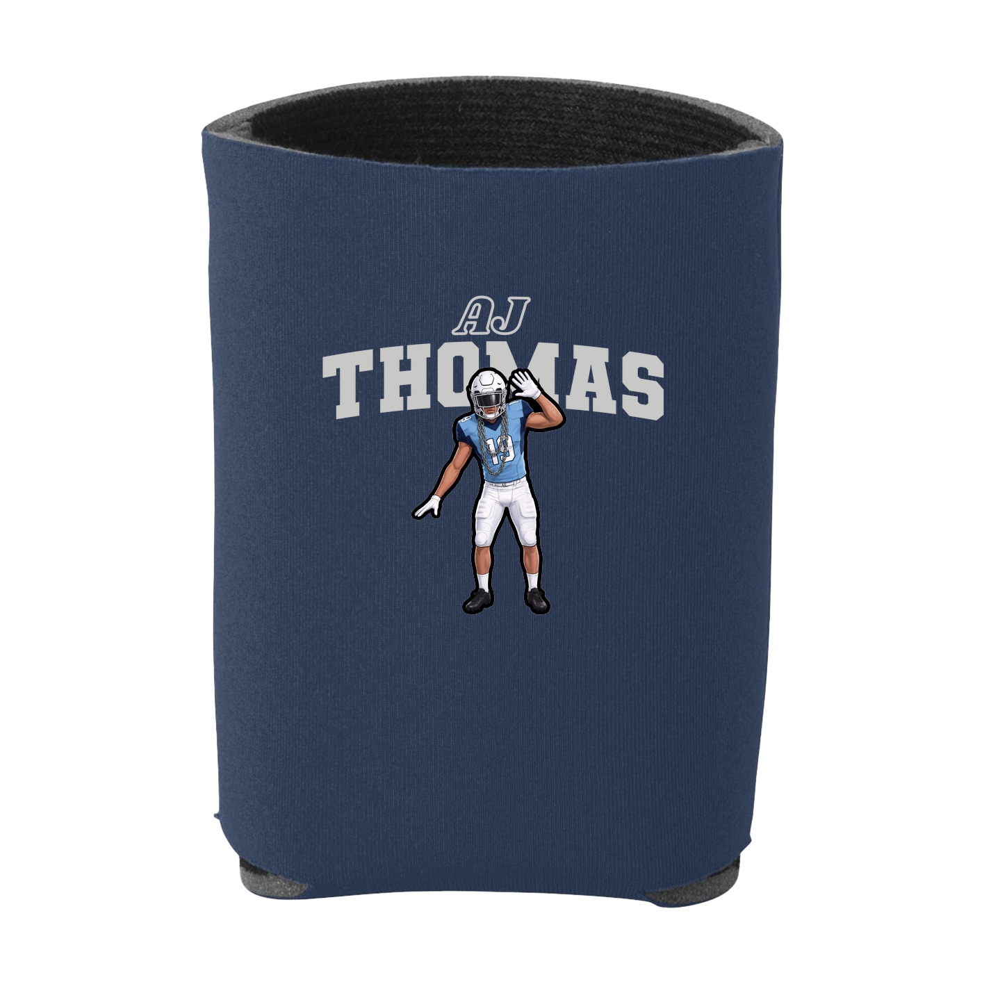 Can Holder — Name Arch in Navy