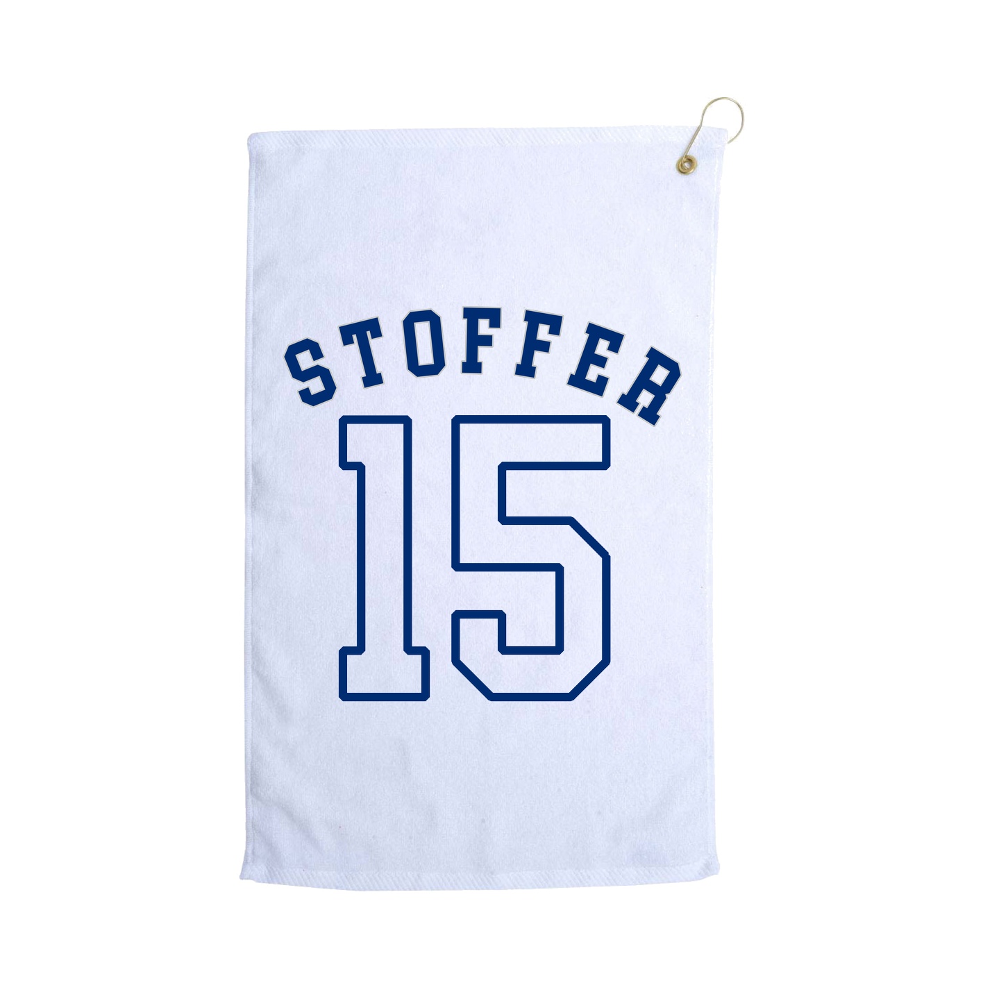 Golf Towel — Shirsey Arch in White
