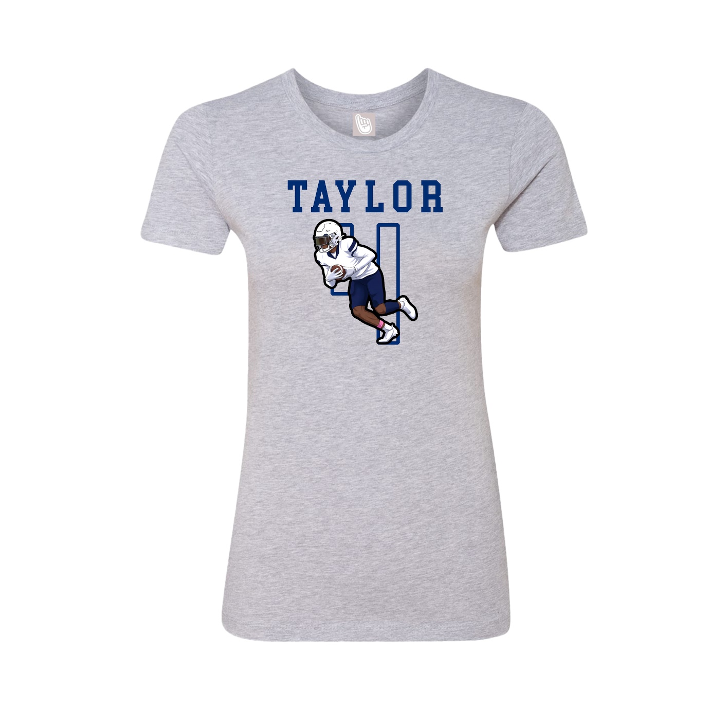 Fitted Women's Tee — Shirsey in Grey