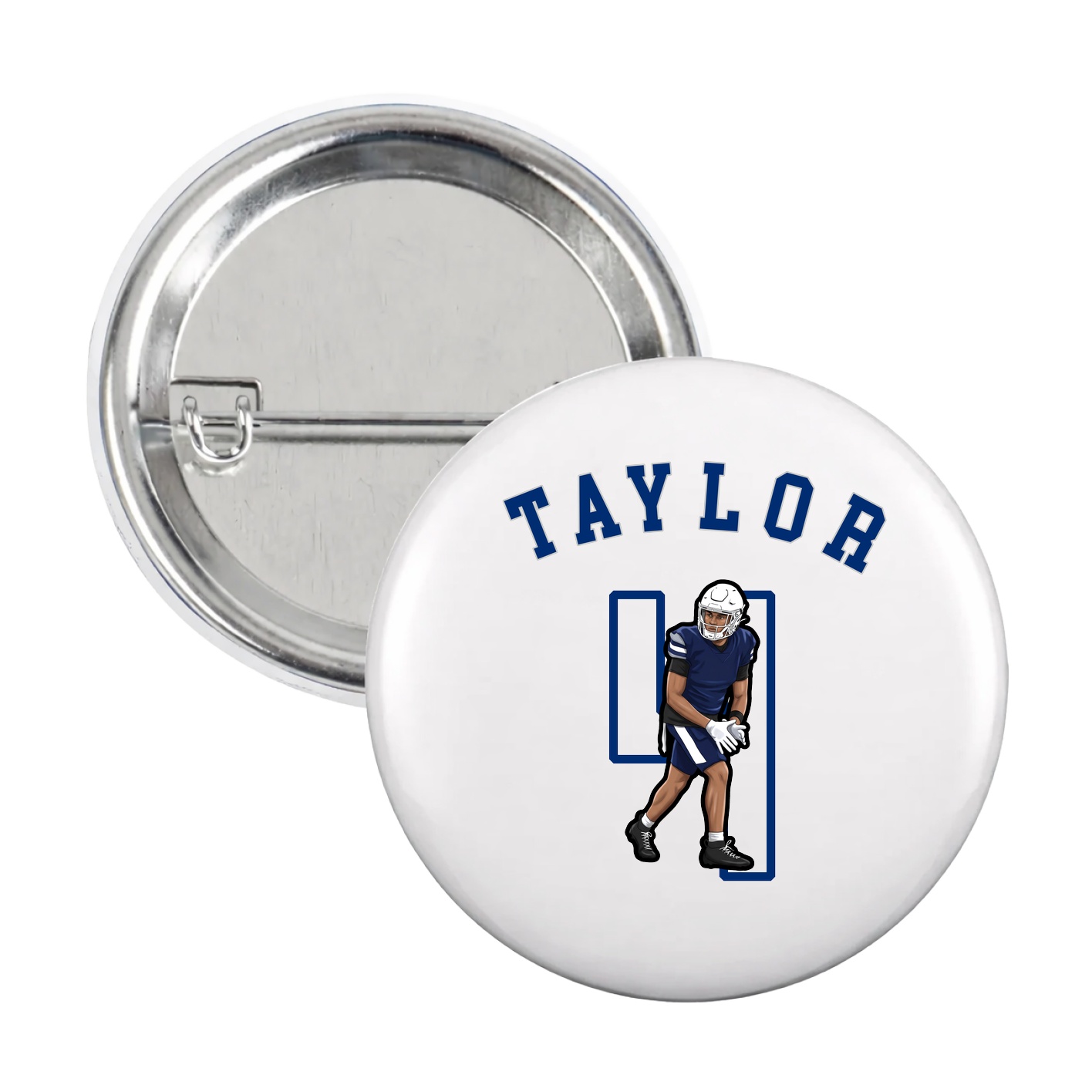 Game Day Button — Shirsey Arch in White