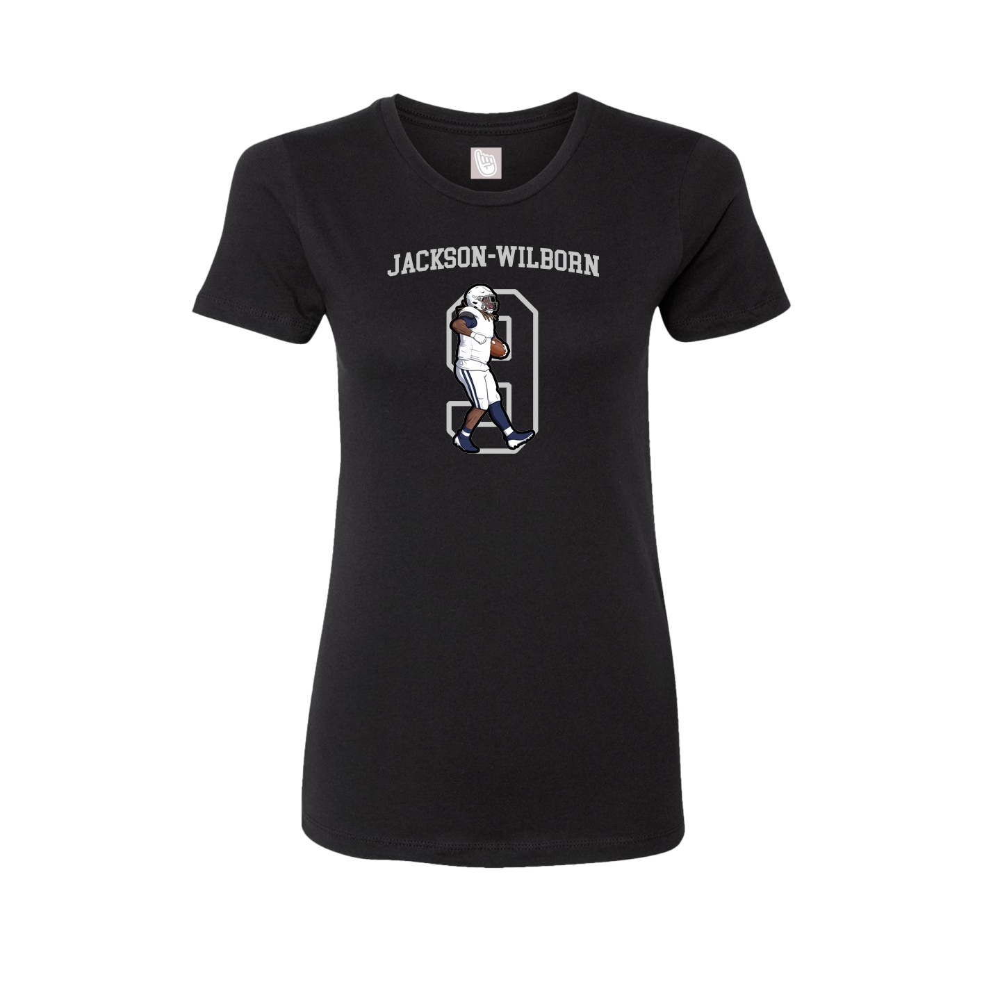 Fitted Women's Tee — Shirsey in Black