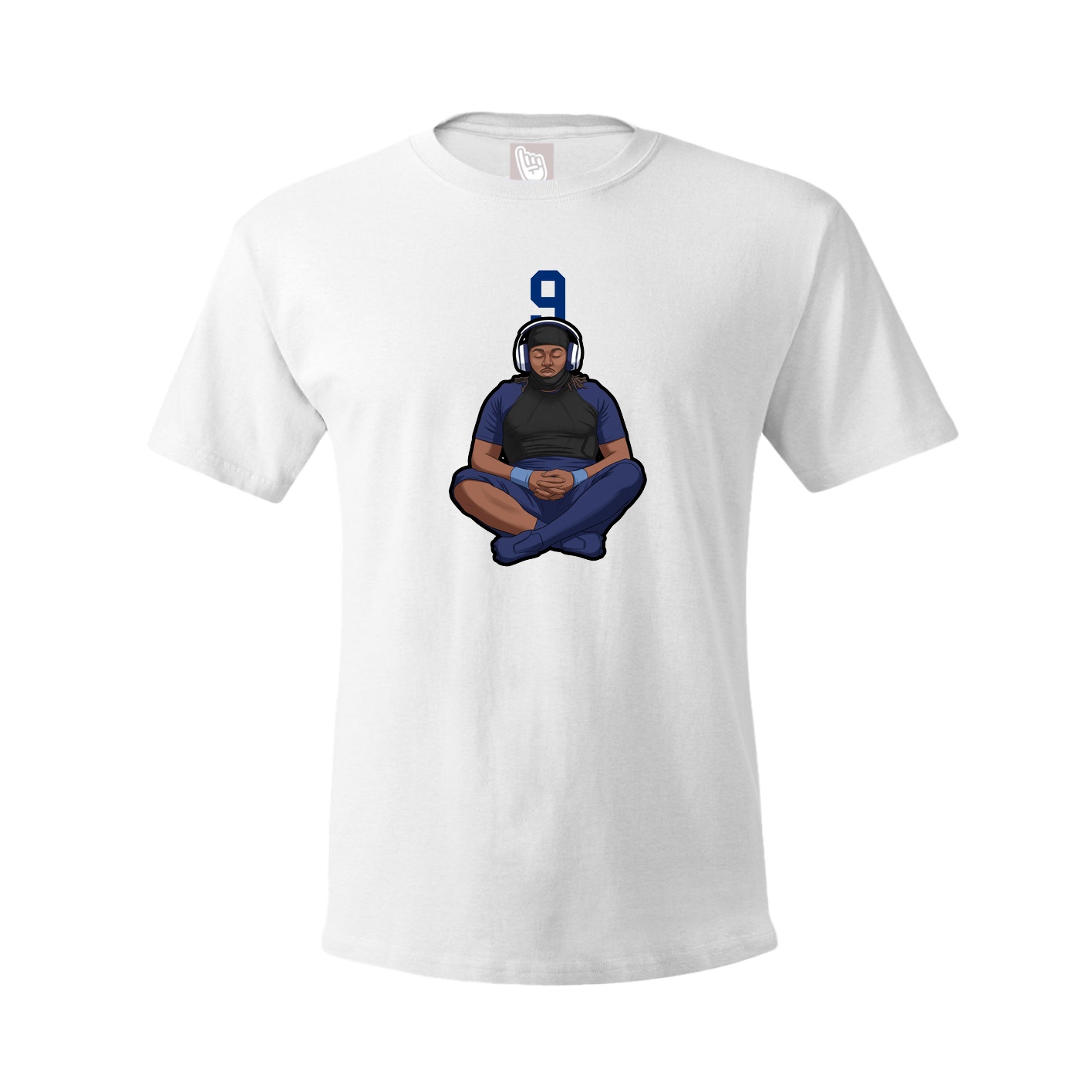 Tee — Number Top in White