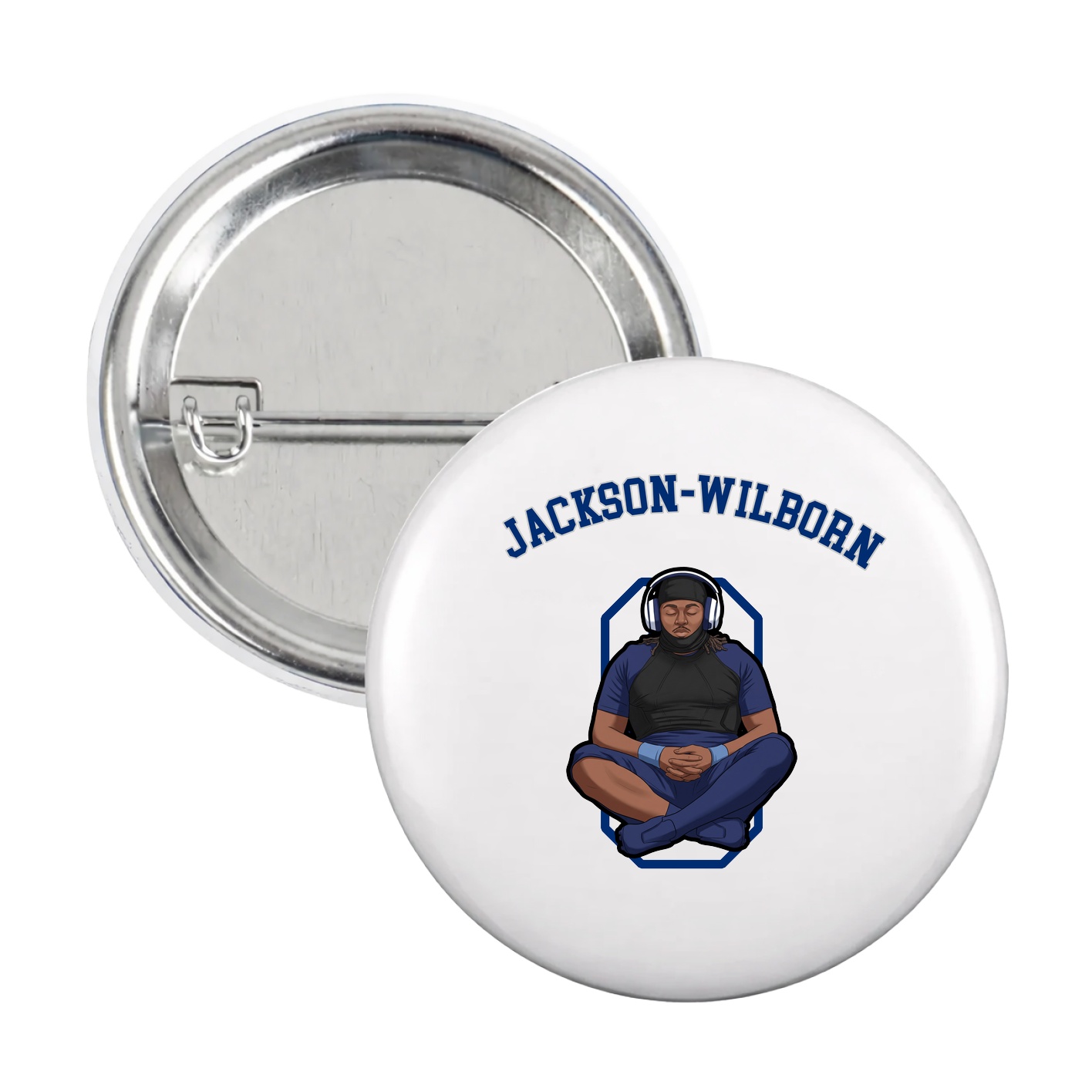 Game Day Button — Shirsey Arch in White