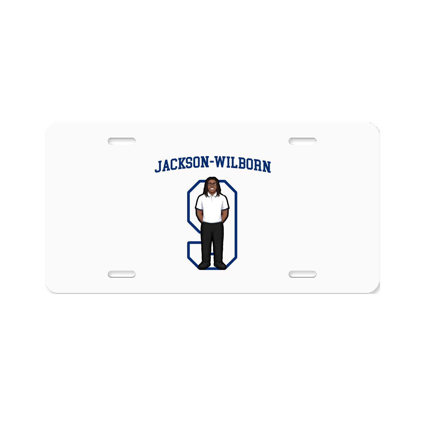 License Plate — Shirsey in Classic