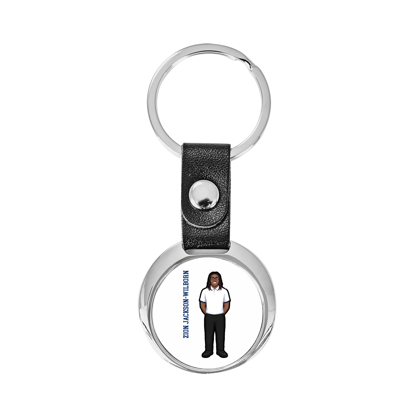 Key Chain — Name Vertical in Classic