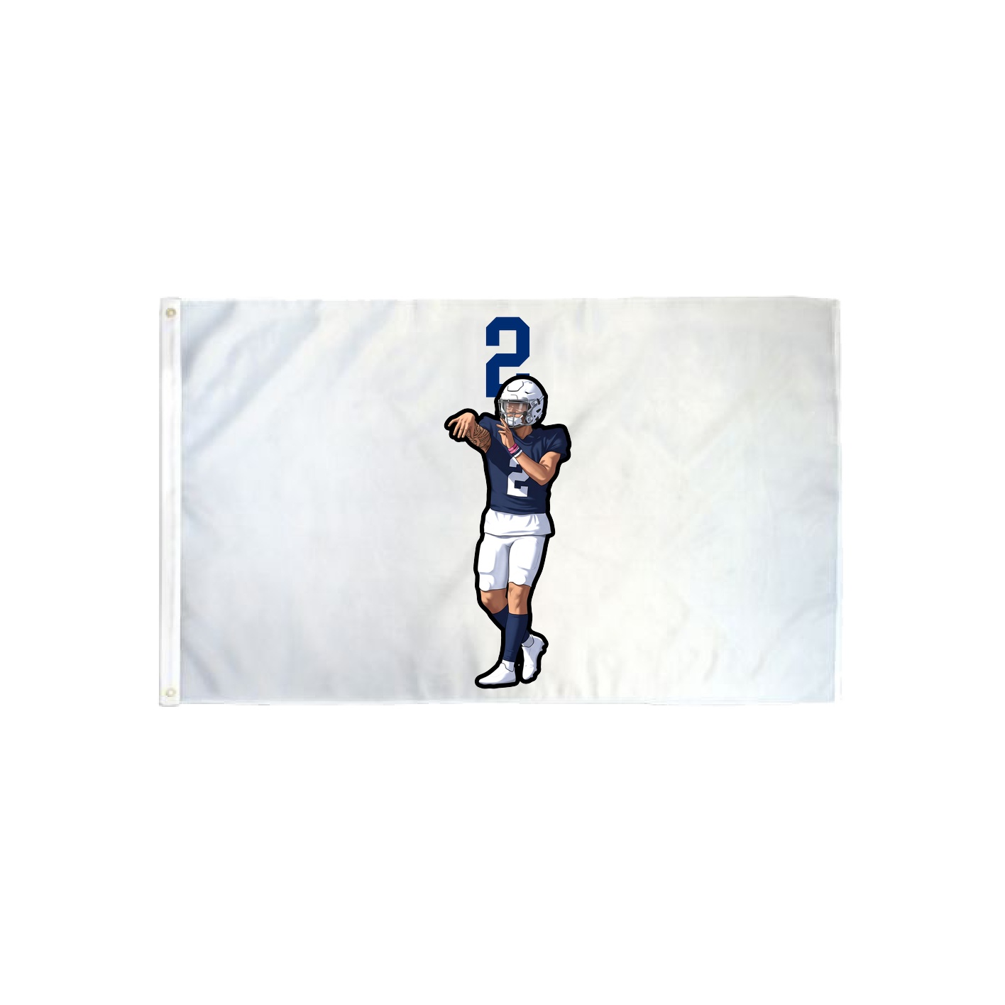 3x5 Flag — Number Top in Classic