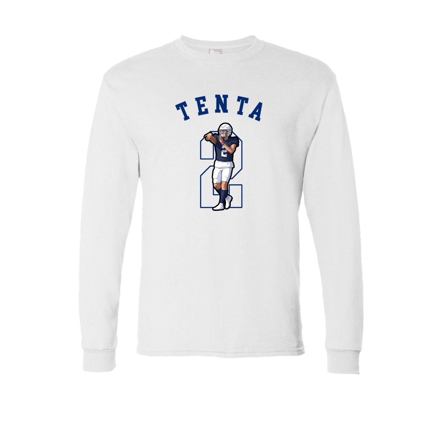 Long Sleeve Tee — Shirsey Arch in White